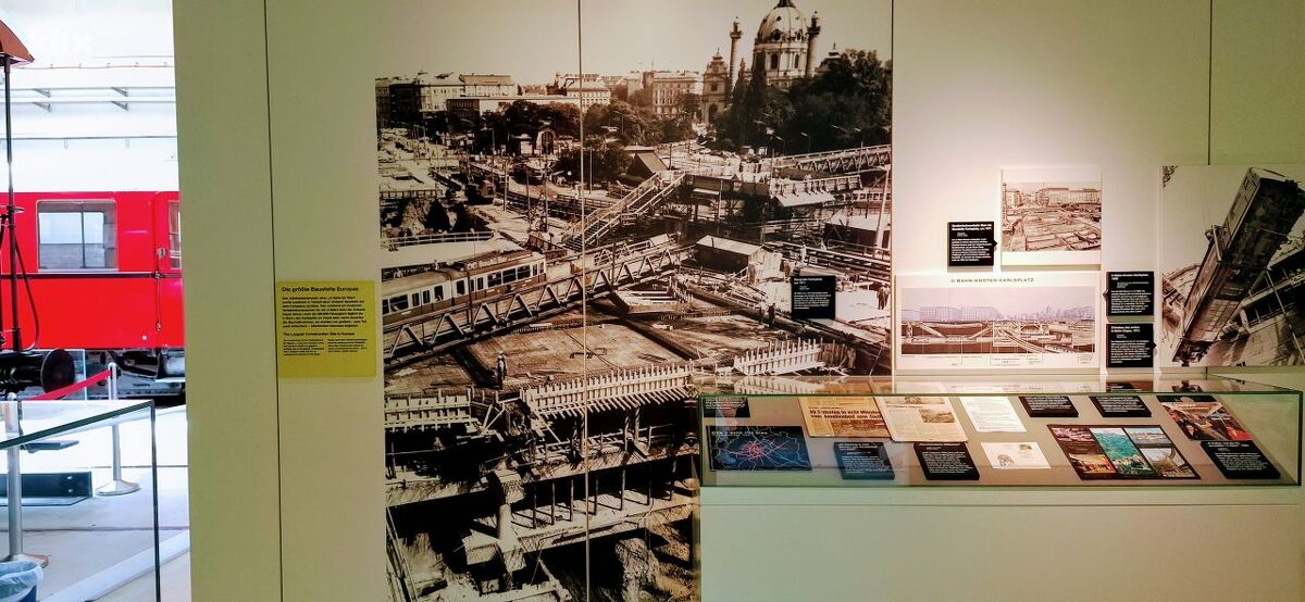 Tematska cjelina posvećena početku izgradnje metroa u Beču, i to na lokaciji Karlsplatza (Foto: Klix.ba)