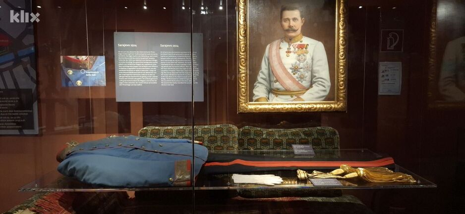 Vojna odora koju je Franz Ferdinand nosio u trenutku kada je ubijen (Foto: Klix.ba)