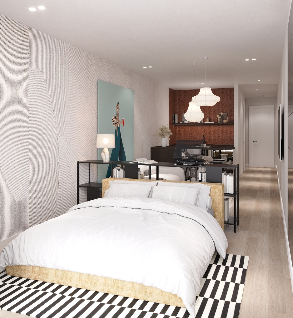 Roof Gardens studio stan 33m2
