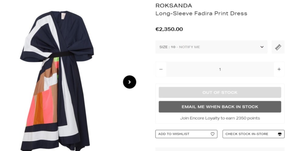 Screenshot: brownthomas.com