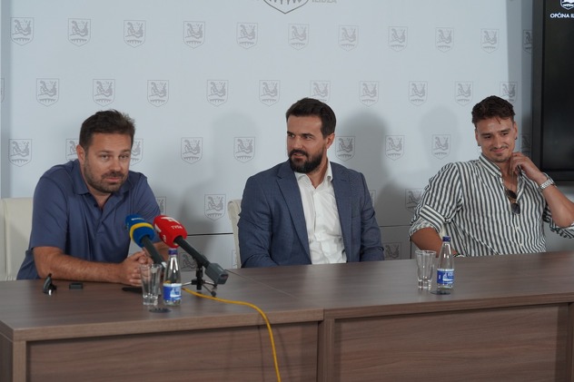 Amil Lojo, načelnik Muzur i Adi Šoše (Foto: Press)