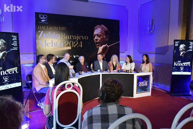 Najava koncerta u Narodnom pozorištu (Foto: I. Š./Klix.ba)