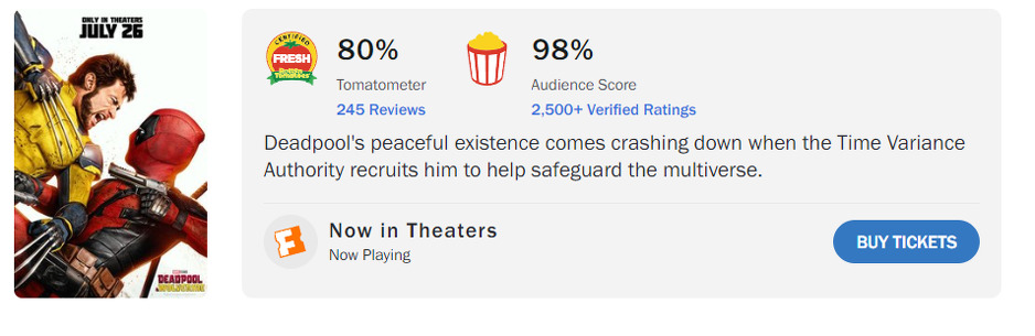 Screenshot/Rotten Tomatoes