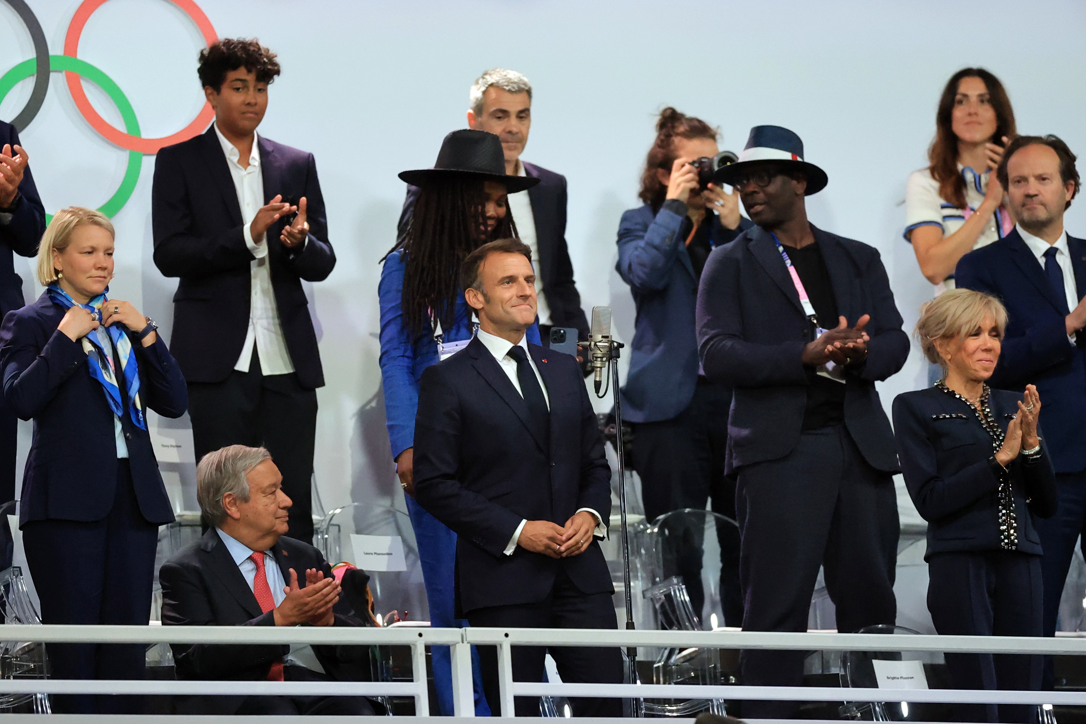 Predsjednik Francuske Emmanuel Macron otvorio Olimpijske igre u Parizu (Foto: EPA-EFE)