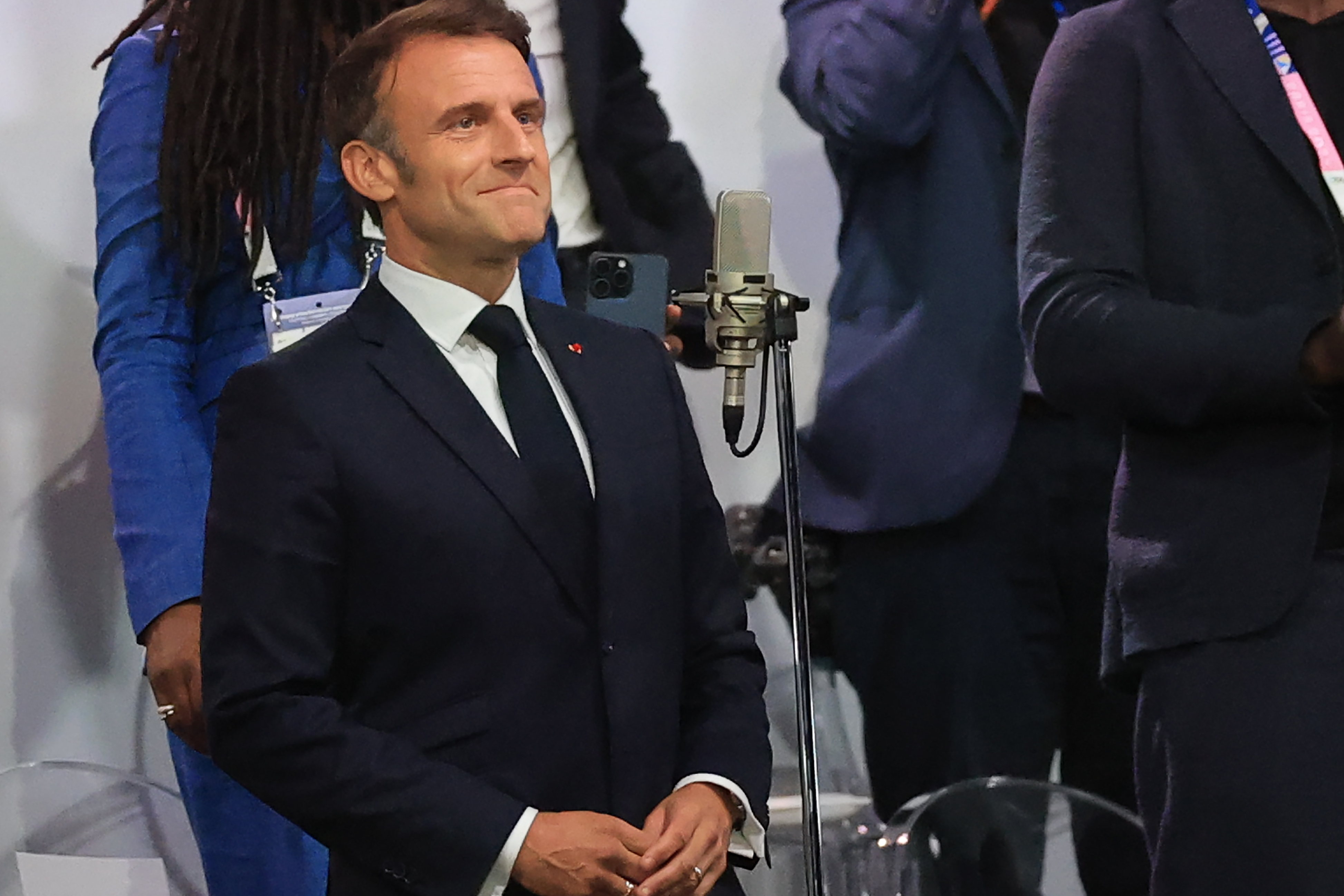 Predsjednik Francuske Emmanuel Macron otvorio Olimpijske igre u Parizu (Foto: EPA-EFE)