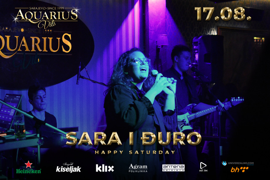 Sara i Đuro u Aquarius Vilsu