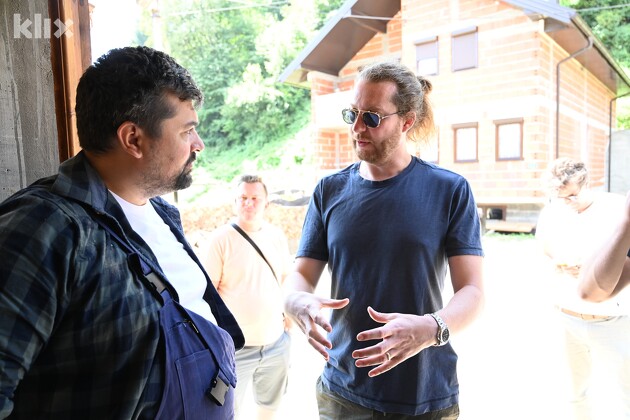 Irfan Kasumović i Brent Butler (Foto: E. M./Klix.ba)
