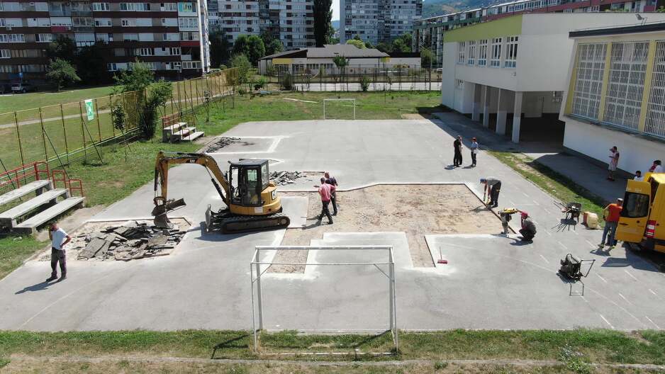 Sanacija igrališta OŠ