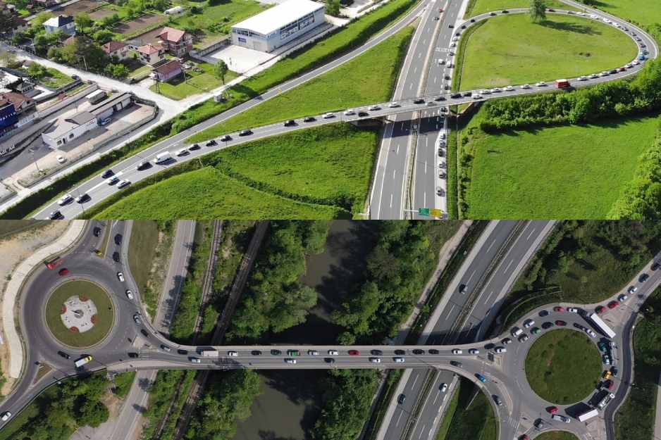 Saobraćajne gužve na Vogošćanskoj petlji (Ustupila Selma Spahić)