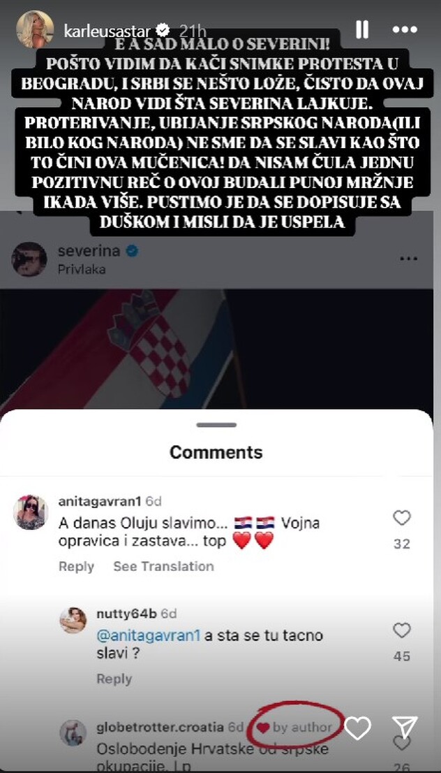 Screenshot: Instagram/karleusastar