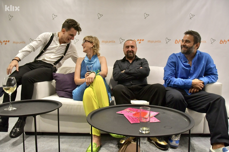 Lazar Dragojević, Jasmila Žbanić, Damir Ibrahimović i Nermin Hamzagić (Foto: I. Š./Klix.ba)