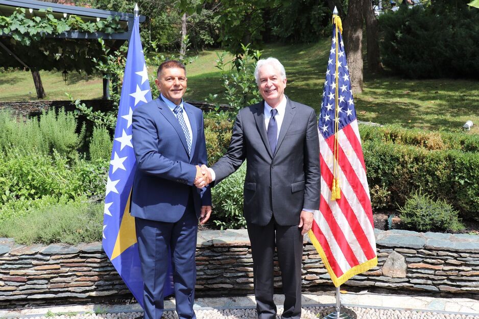 Direktor OSA-e Almir Džuvo i prvi čovjek CIA-e William J. Burns