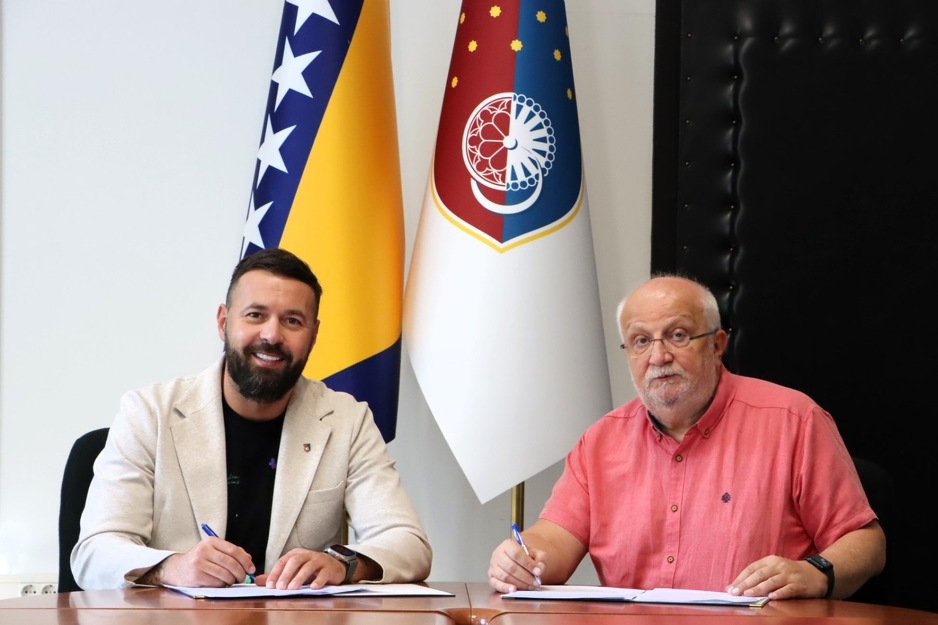 Ministar Kenan Magoda i Haris Pašović (Foto: Press)