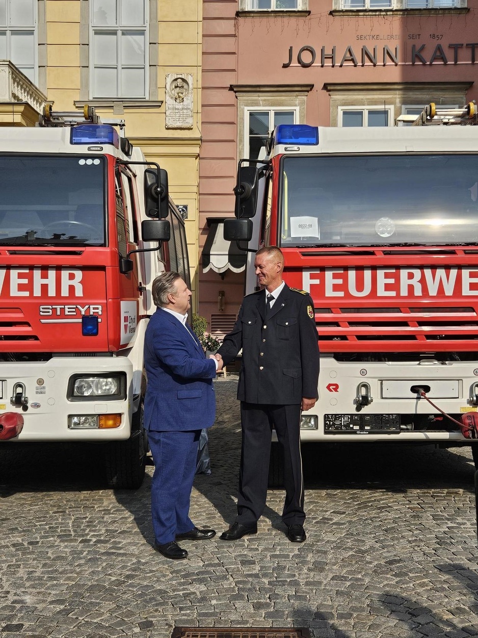 Michael Ludwig i Danis Memagić (Foto: Grad Beč)