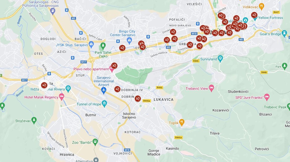 Foto: FB/ Zdravlje je zakon: mapa kafića u KS