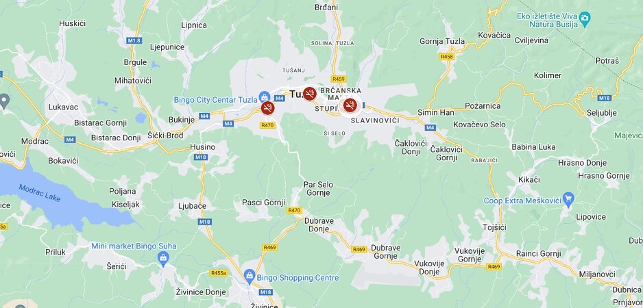 Foto: FB/ Zdravlje je zakon: mapa kafića u Tuzlanskom kantonu