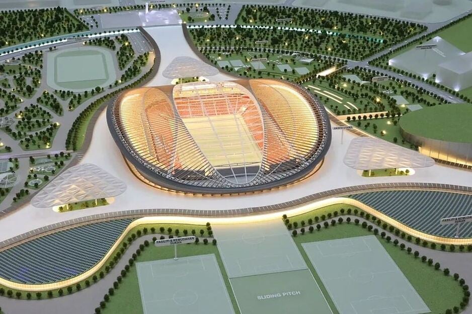 Projektovani novi dom malezijske reprezentacije (Foto: Twitter)