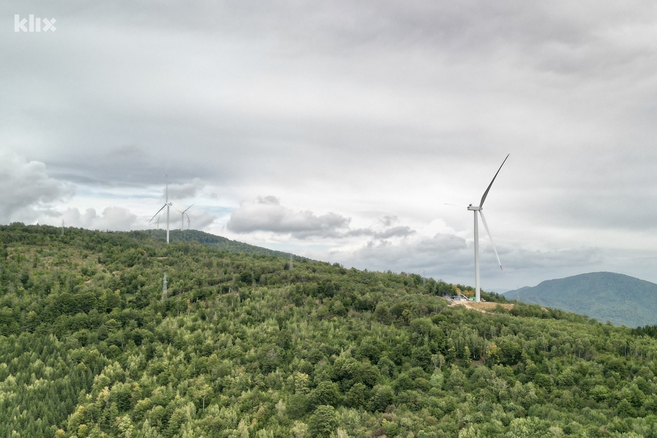 Izgradnja vjetroelektrane je počela u septembru 2022. (Foto: D. S./Klix.ba)