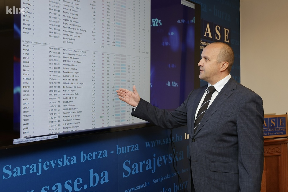 Taslaman: Promet na berzi ne ovisi isključivo o samoj berzi (Foto: I. Š./Klix.ba)