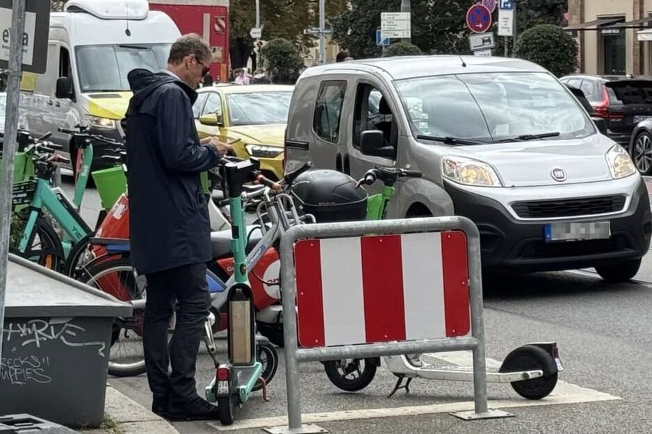 Jens Lehmann na ulicama Minhena (Foto: Karl Keim)