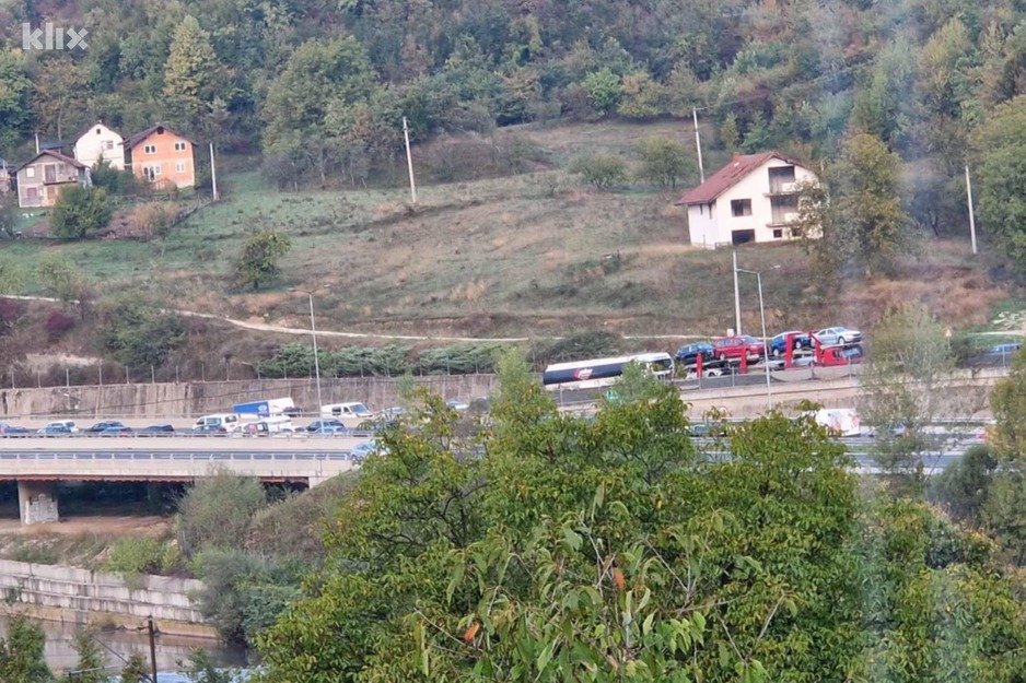 Ogromna gužva pred Vogošćom