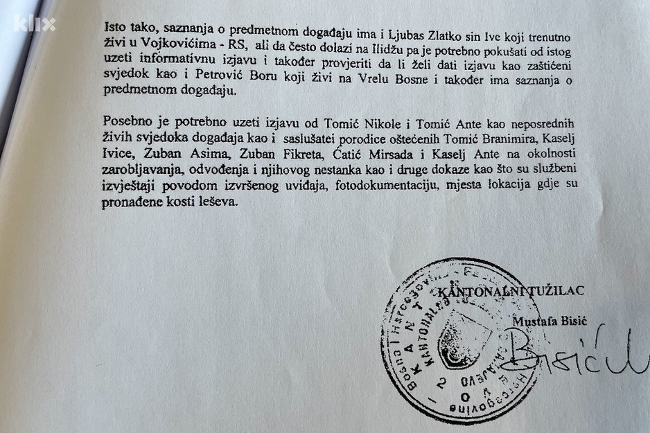 Tužilaštvo KS traži od MUP-a KS istragu i provjeru svih informacija