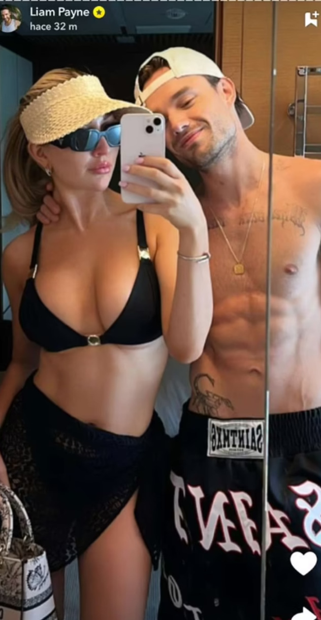 Liam Payne (Screenshot/Snapchat)
