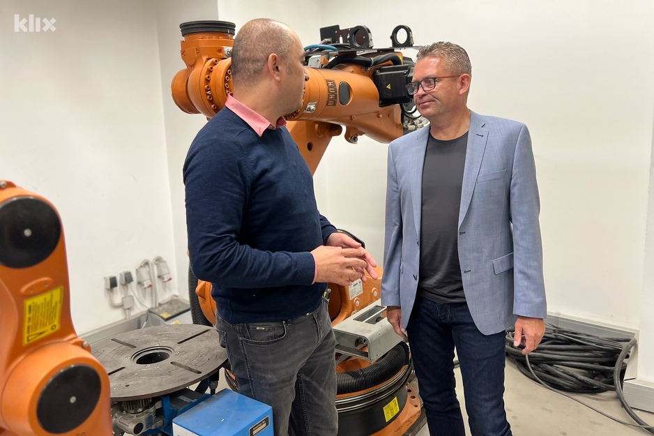 Dieter Hansch tokom posjete DKR-u (Foto: A. K./Klix.ba)