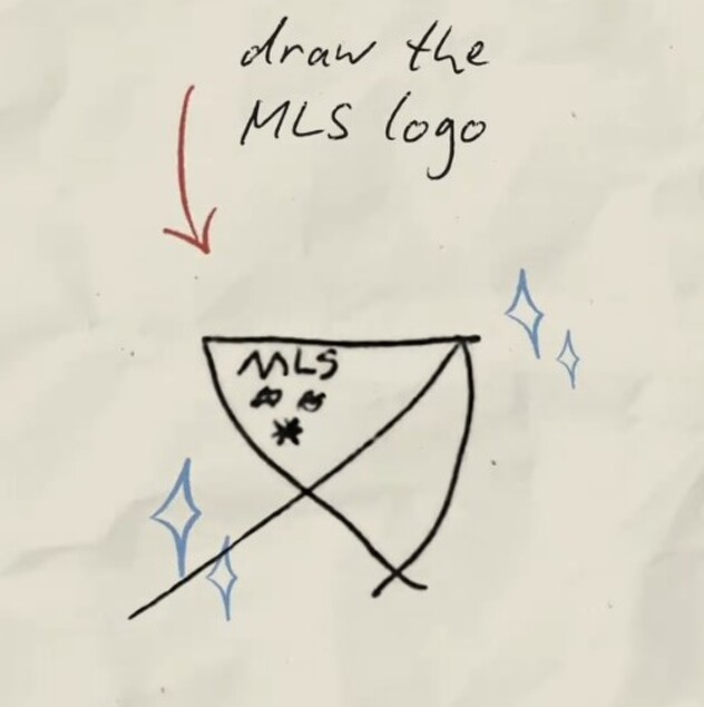 Crtež loga MLS lige