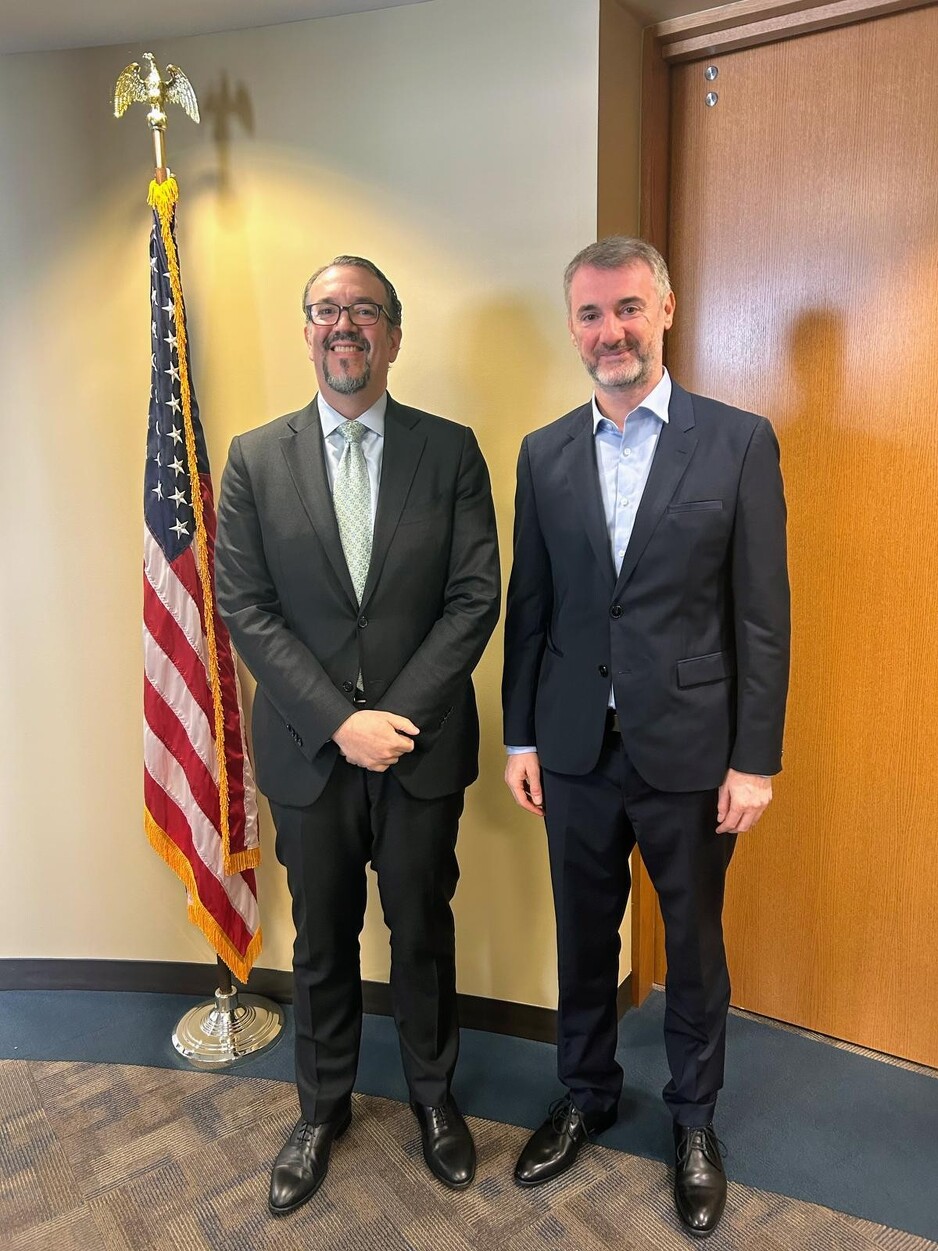 Alexander Kasanof i Edin Forto (Foto: Ministarstvo komunikacija i prometa BiH)