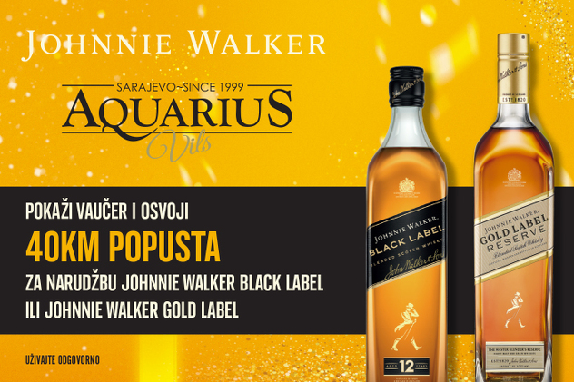Dobijte vaučer za narudžbu Johnnie Walker viskija
