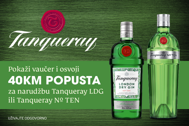 Popust za narudžbe Tanqueray gina