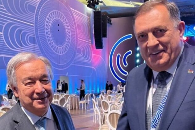 Milorad Dodik i Antonio Guterres