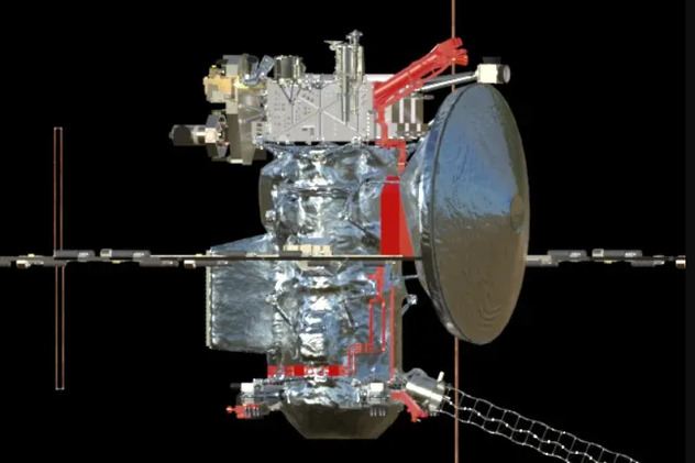 Gravitacioni eksperiment označen crvenom bojom (Foto: NASA)
