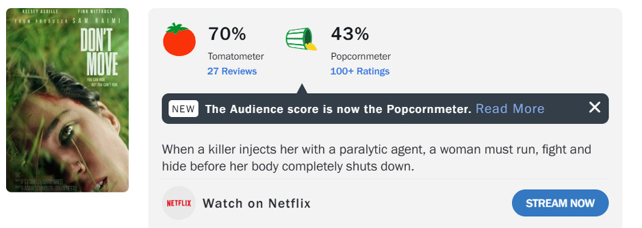 Screenshot/Rotten Tomatoes