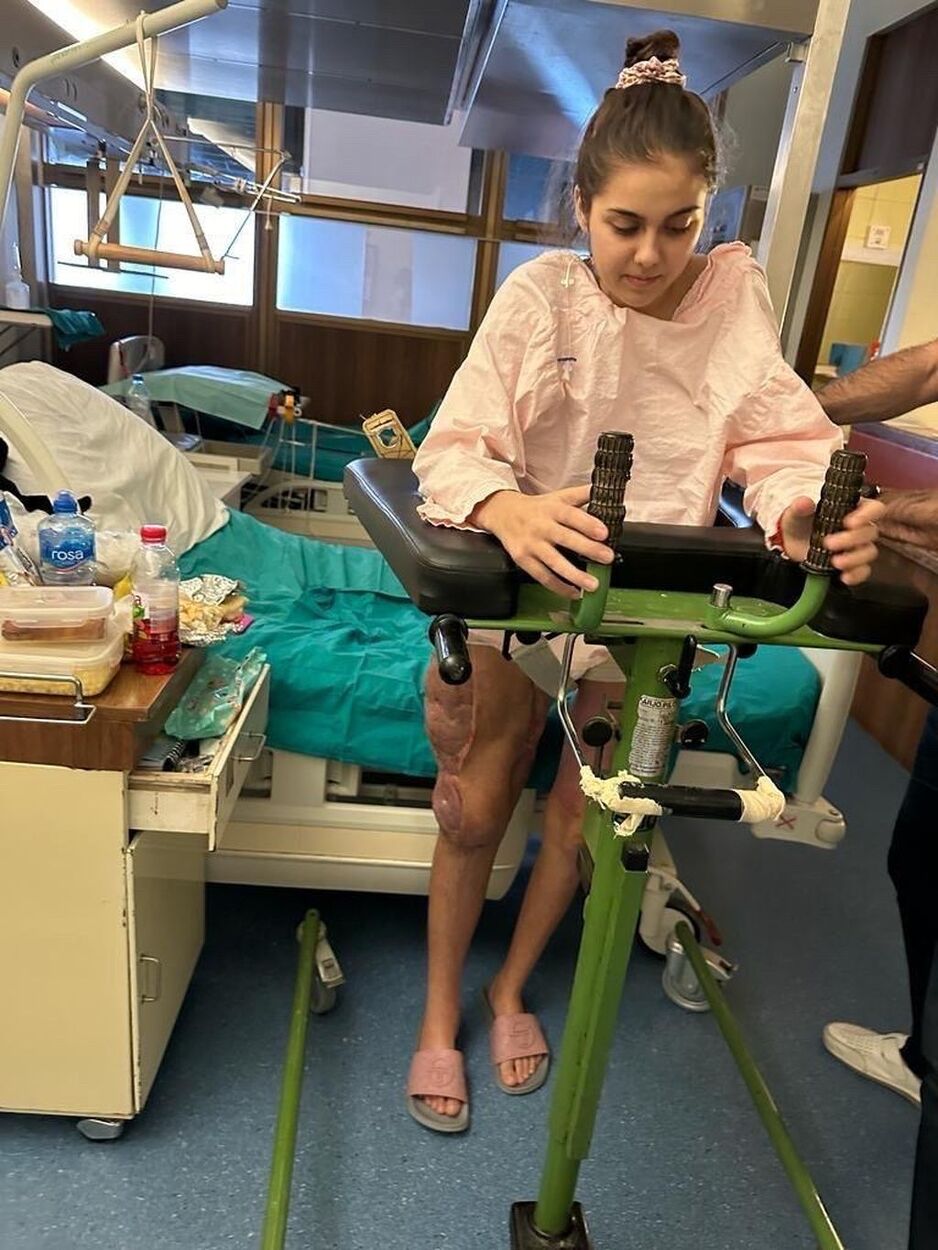 Noga Danice Ružić poslije operacije (Foto: Privatna arhiva)