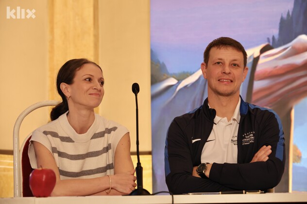 balerina Nataša Gaponko i  direktor Baleta Narodnog pozorišta Evgeny Gaponko (Foto: I. Š./Klix.ba)
