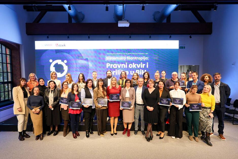 Dodjela zahvalnica i priznanja članicama Filantropskog foruma BiH