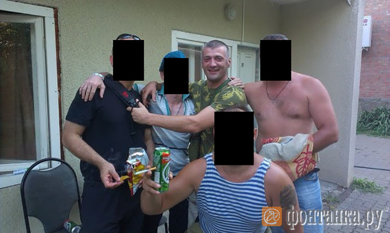 Savičić sa pripadnicima Wagnera (Foto: fontanka.ru)