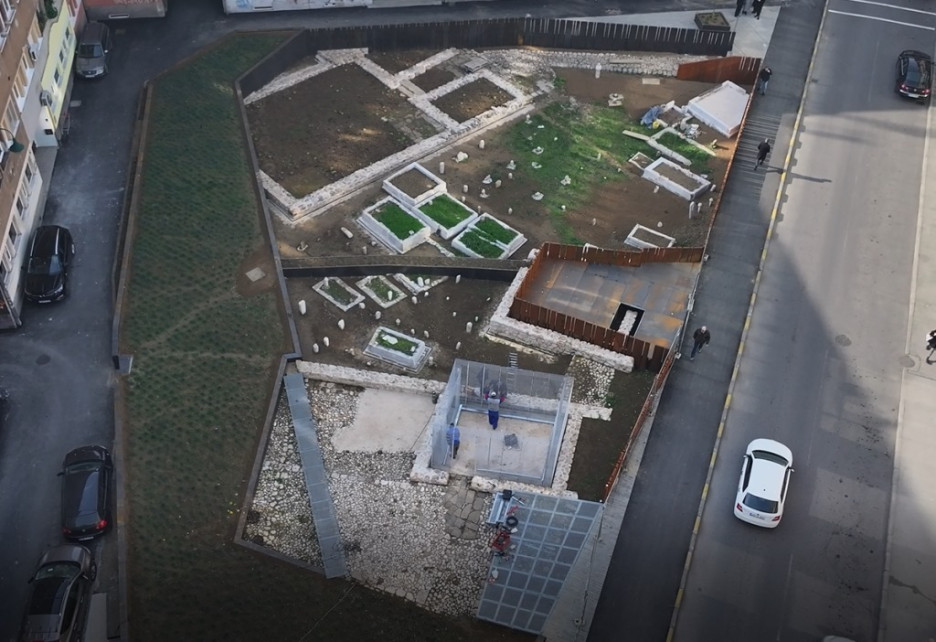 Fotografija radova koju je objavila Općina Centar