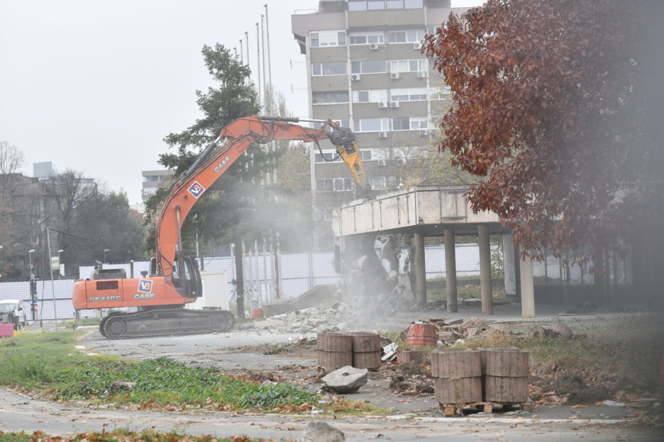 Rušenje hotela Jugoslavija (Foto: Goran Srdanov/Nova.rs)