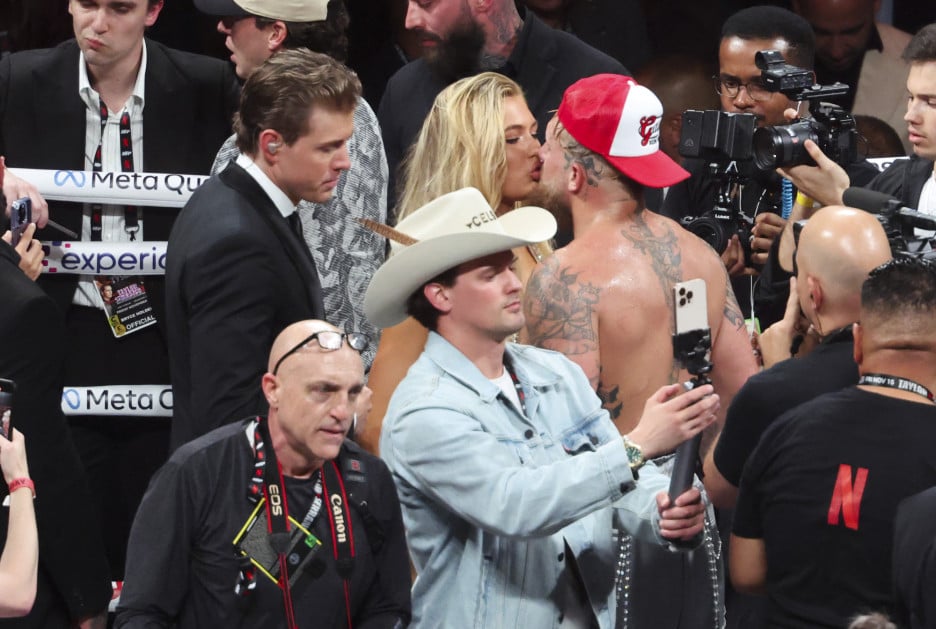 Jutta Leerdam i Jake Paul (Foto: Reuters)