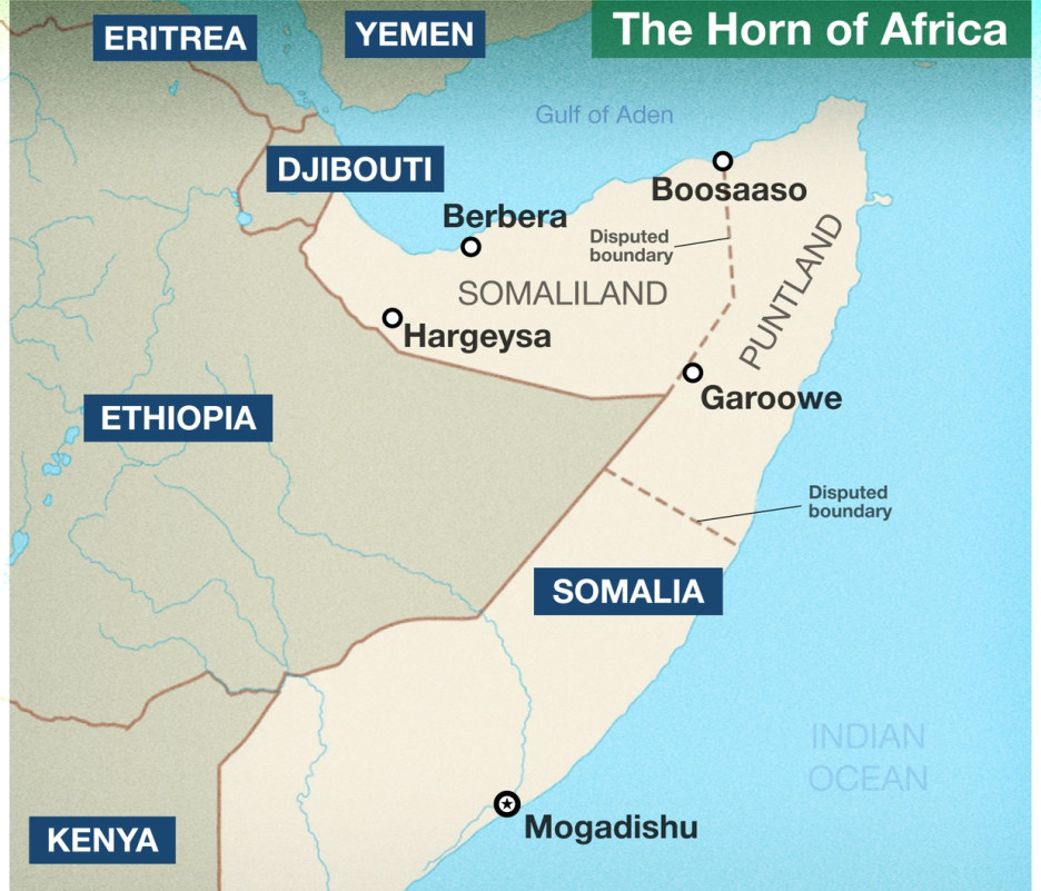 Mapa Roga Afrike