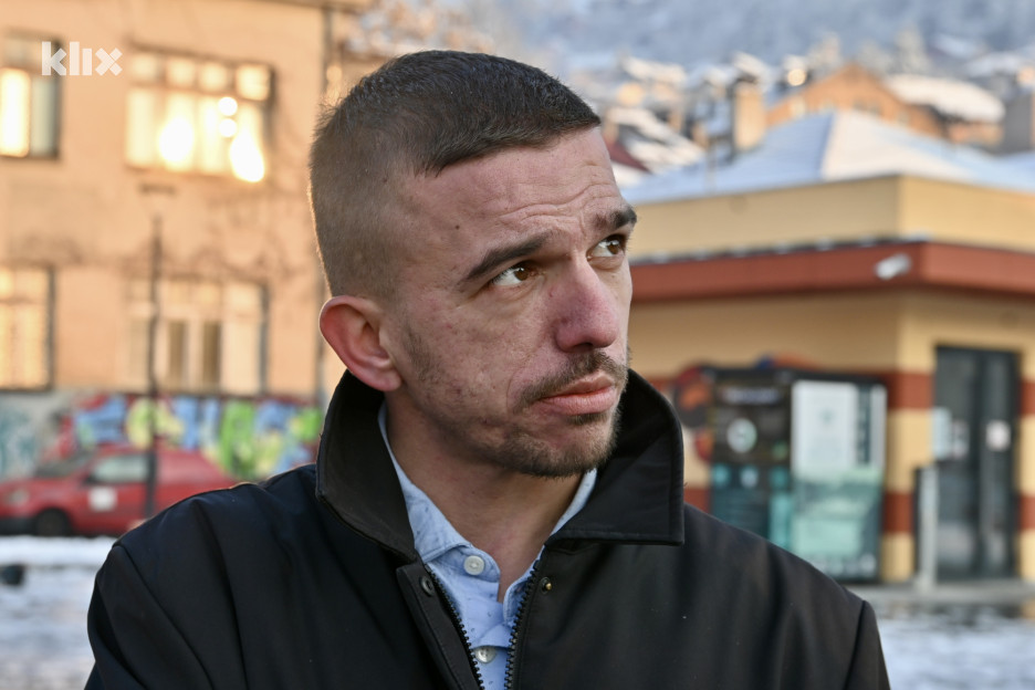 Armin Đono, predsjednik Savjeta mjesne zajednice Širokača (Foto: V. D./Klix.ba)