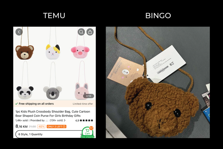 Temu vs Bingo