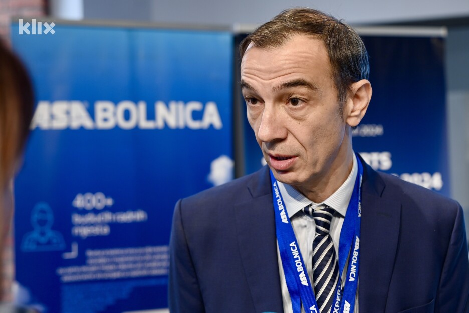 Aleksandar Vujadinović, voditelj Odjela ortopedije ASA Bolnice (Foto: T. S./Klix.ba)