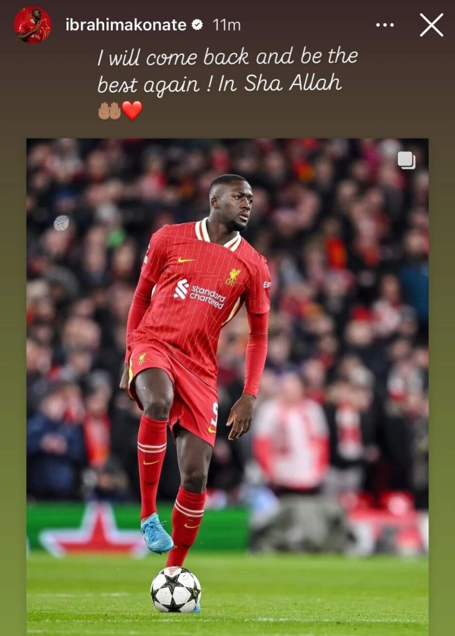 Objava Ibrahima Konatea na Instagramu (Foto: Instagram)