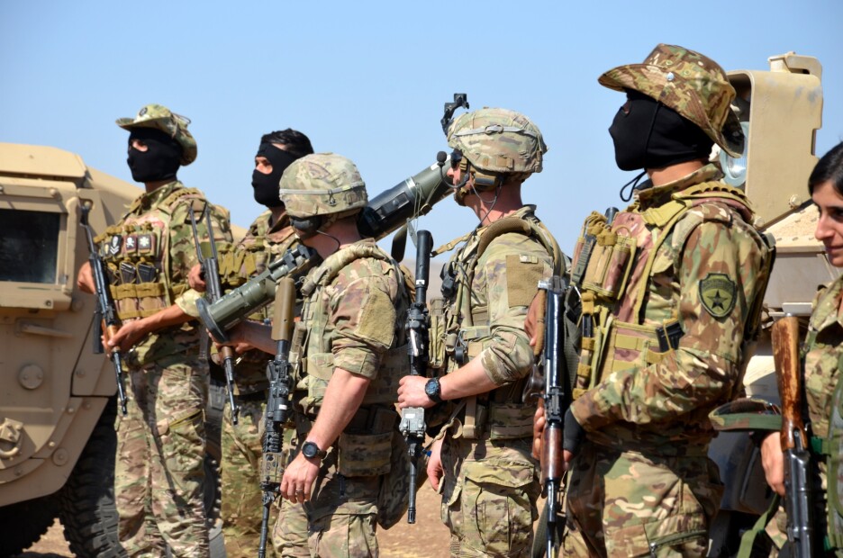 Amerikanci često učestvovali u vježbama s Kurdima (Foto: EPA-EFE)