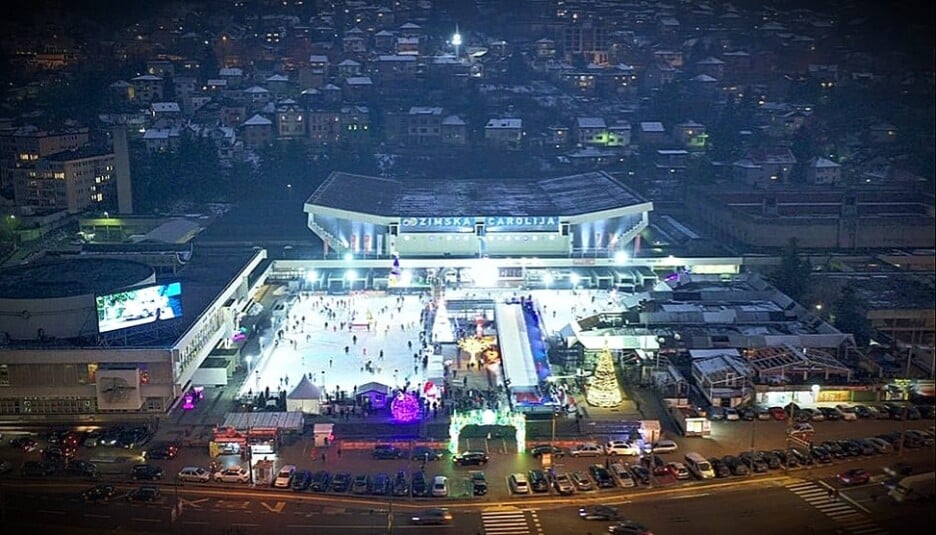 Fotografija klizališta koju je Kapo objavio