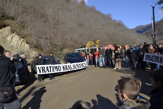 Protesti kod Konjica (Foto: ACT BiH)